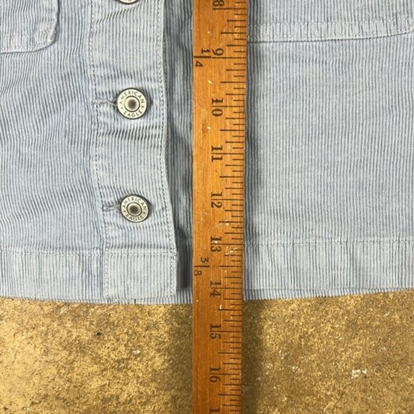 American Eagle Outfitters Light Blue Corduroy SkirtSize: 00 - Picture 5 of 5